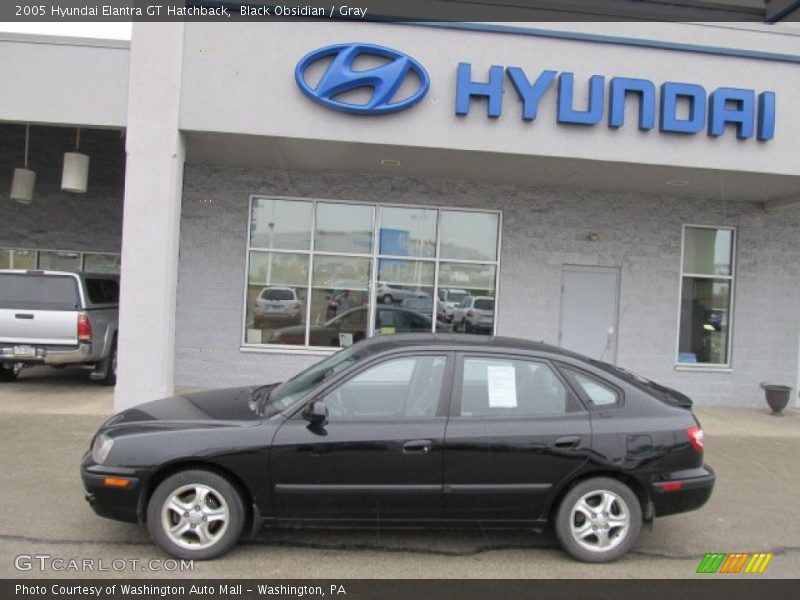 Black Obsidian / Gray 2005 Hyundai Elantra GT Hatchback