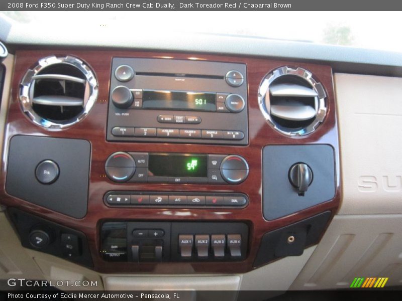 Dark Toreador Red / Chaparral Brown 2008 Ford F350 Super Duty King Ranch Crew Cab Dually