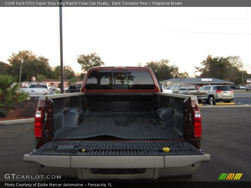 Dark Toreador Red / Chaparral Brown 2008 Ford F350 Super Duty King Ranch Crew Cab Dually