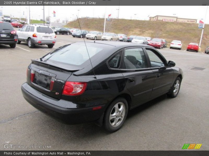 Black Obsidian / Gray 2005 Hyundai Elantra GT Hatchback