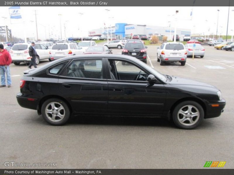 Black Obsidian / Gray 2005 Hyundai Elantra GT Hatchback