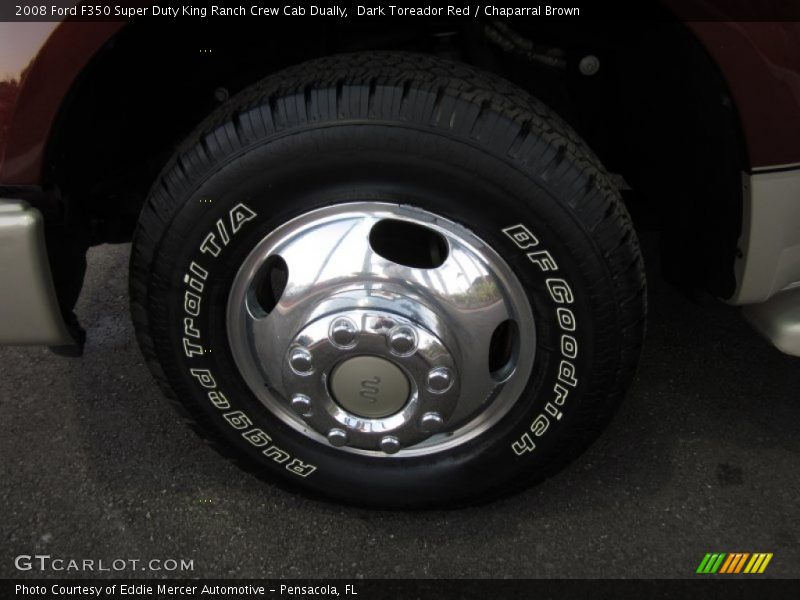 Dark Toreador Red / Chaparral Brown 2008 Ford F350 Super Duty King Ranch Crew Cab Dually