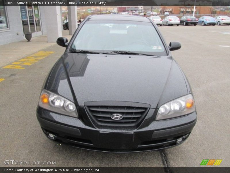 Black Obsidian / Gray 2005 Hyundai Elantra GT Hatchback