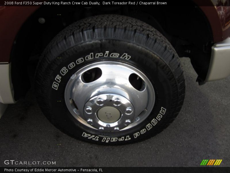 Dark Toreador Red / Chaparral Brown 2008 Ford F350 Super Duty King Ranch Crew Cab Dually