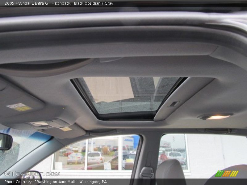 Black Obsidian / Gray 2005 Hyundai Elantra GT Hatchback