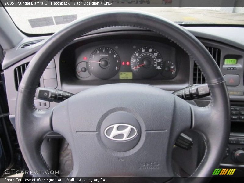 Black Obsidian / Gray 2005 Hyundai Elantra GT Hatchback