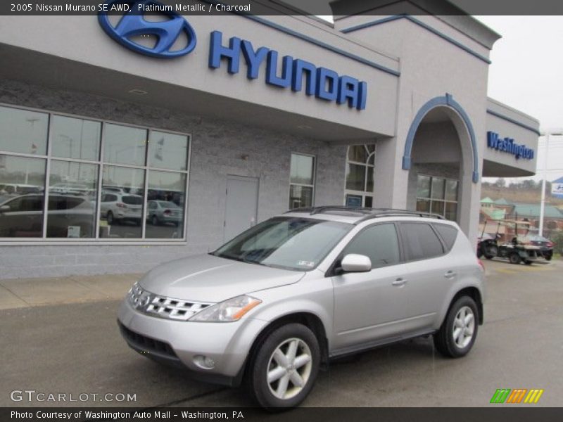 Platinum Metallic / Charcoal 2005 Nissan Murano SE AWD