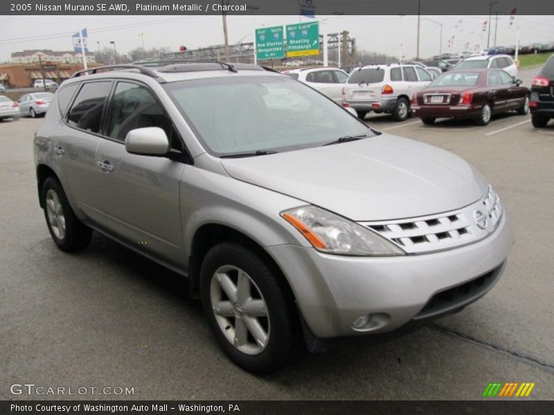 Platinum Metallic / Charcoal 2005 Nissan Murano SE AWD
