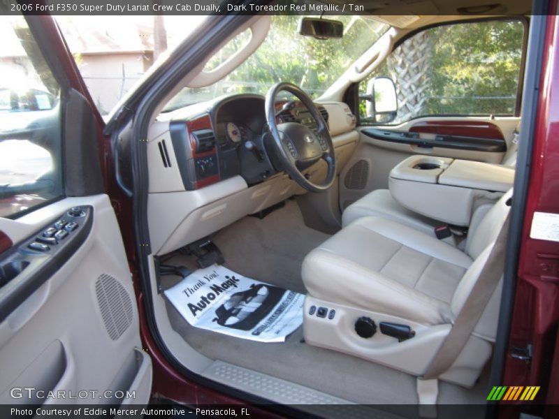  2006 F350 Super Duty Lariat Crew Cab Dually Tan Interior