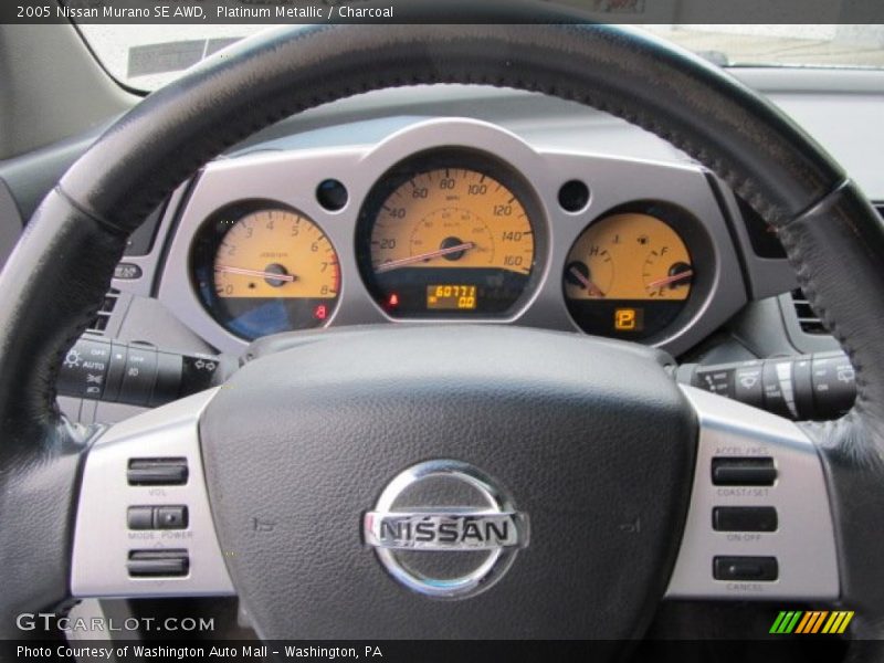 Platinum Metallic / Charcoal 2005 Nissan Murano SE AWD