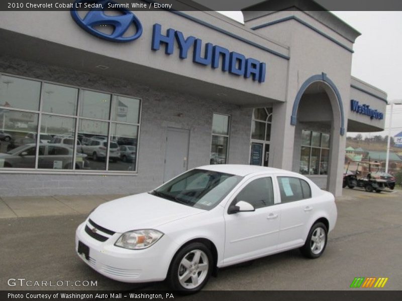 Summit White / Ebony 2010 Chevrolet Cobalt LT Sedan