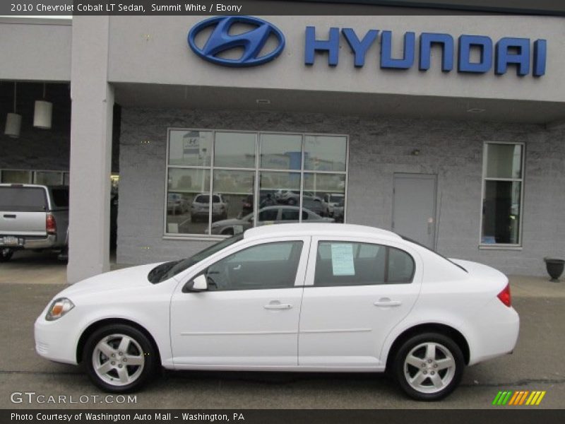 Summit White / Ebony 2010 Chevrolet Cobalt LT Sedan