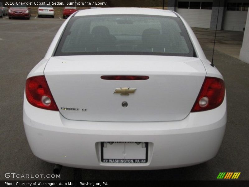 Summit White / Ebony 2010 Chevrolet Cobalt LT Sedan