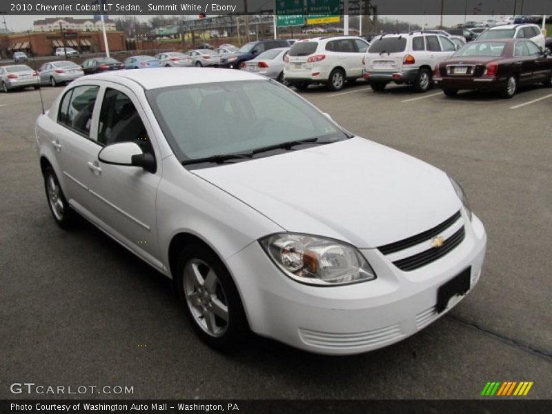 Summit White / Ebony 2010 Chevrolet Cobalt LT Sedan