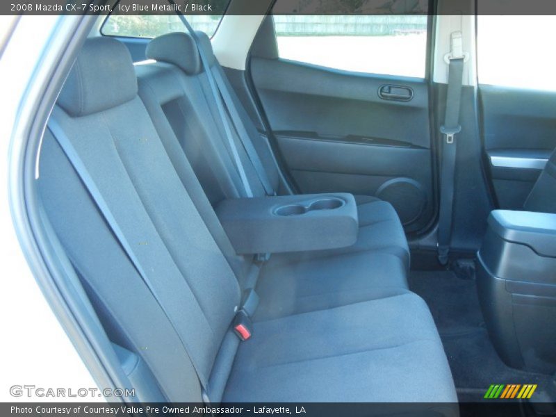 Icy Blue Metallic / Black 2008 Mazda CX-7 Sport