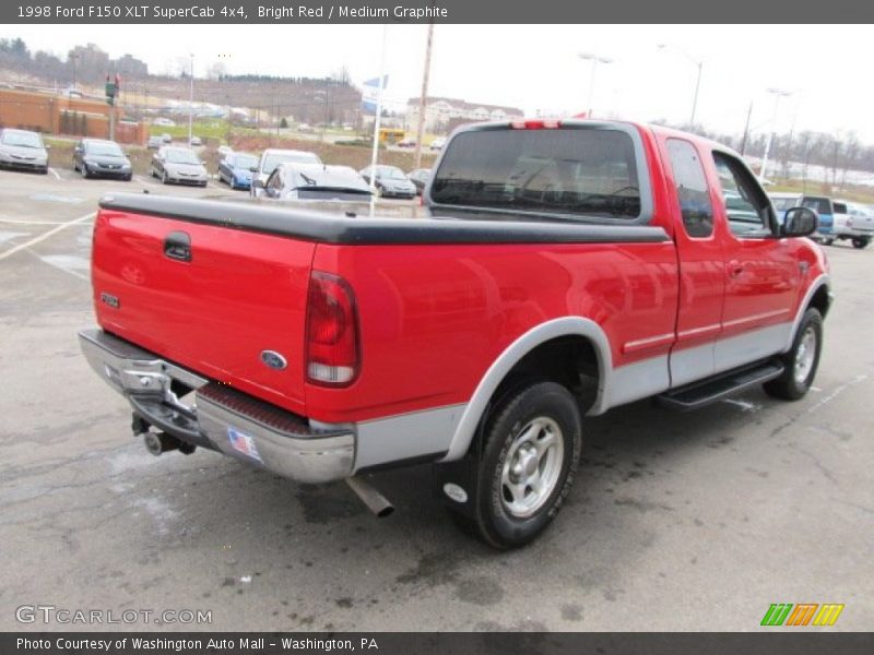 Bright Red / Medium Graphite 1998 Ford F150 XLT SuperCab 4x4