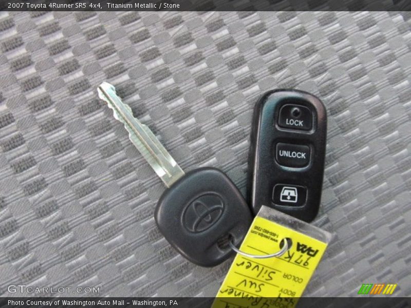 Titanium Metallic / Stone 2007 Toyota 4Runner SR5 4x4