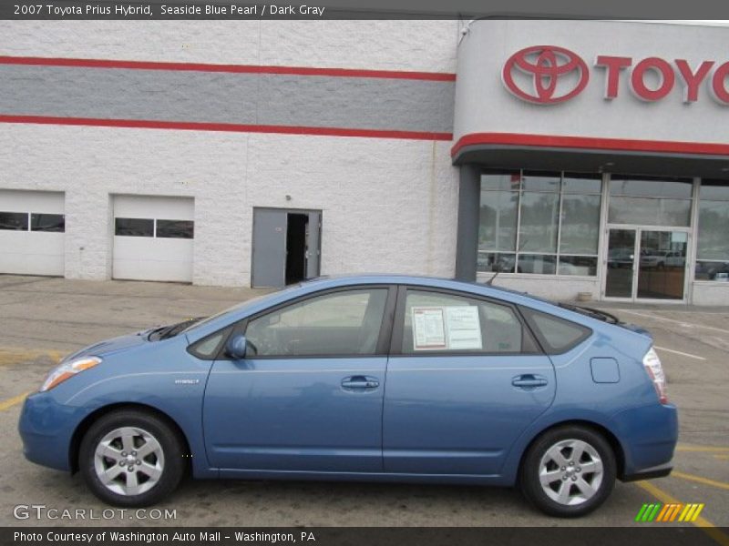 Seaside Blue Pearl / Dark Gray 2007 Toyota Prius Hybrid