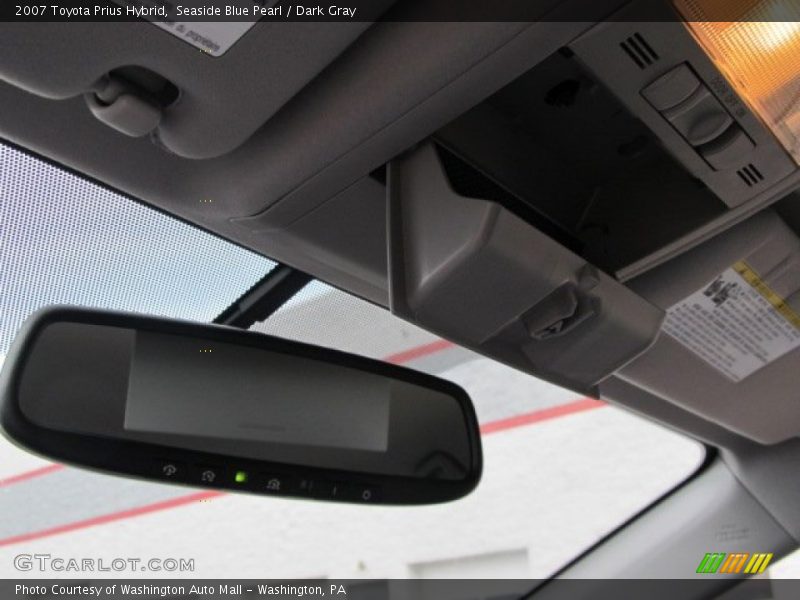 Seaside Blue Pearl / Dark Gray 2007 Toyota Prius Hybrid
