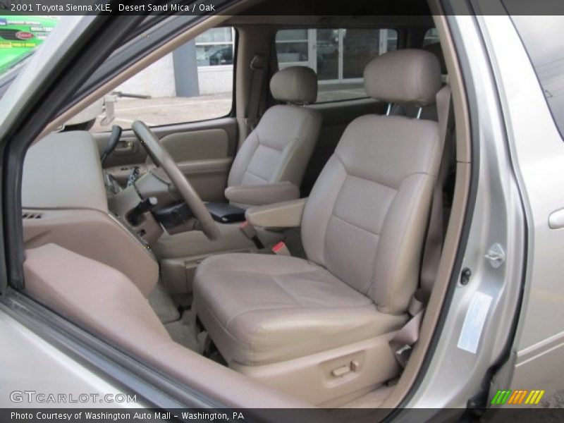 Desert Sand Mica / Oak 2001 Toyota Sienna XLE