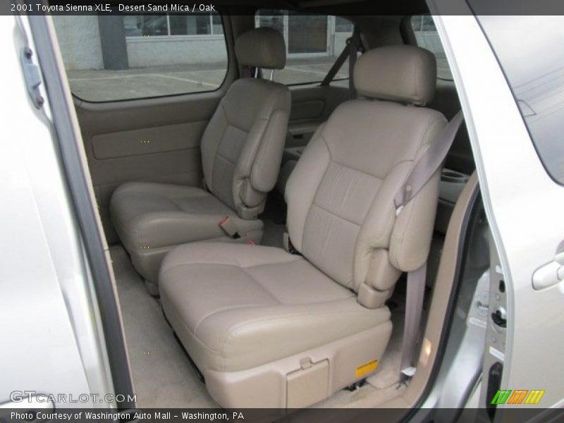 Desert Sand Mica / Oak 2001 Toyota Sienna XLE