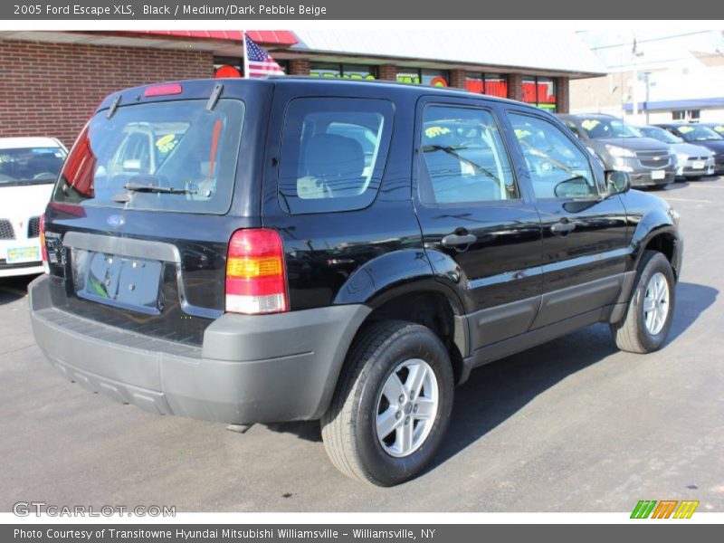 Black / Medium/Dark Pebble Beige 2005 Ford Escape XLS