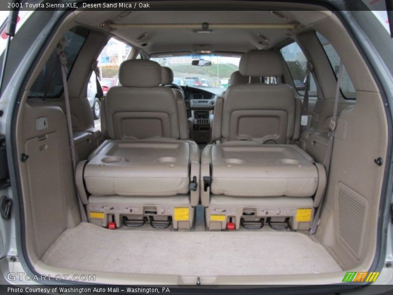 Desert Sand Mica / Oak 2001 Toyota Sienna XLE