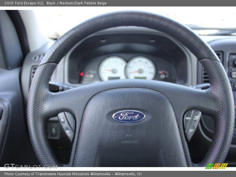Black / Medium/Dark Pebble Beige 2005 Ford Escape XLS