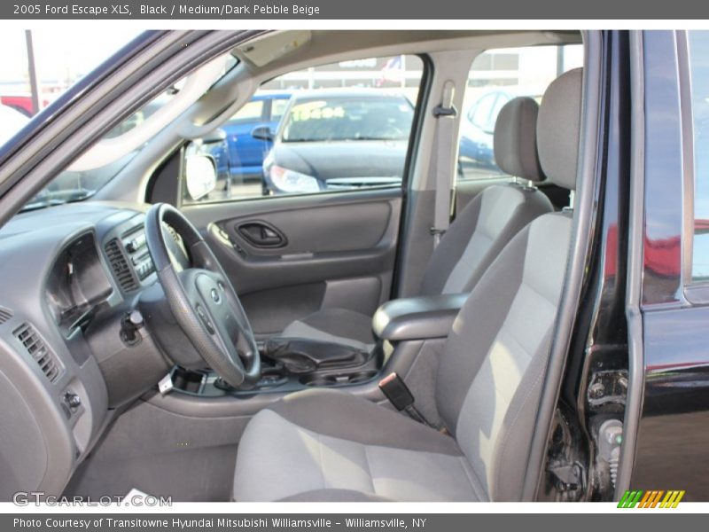 Black / Medium/Dark Pebble Beige 2005 Ford Escape XLS