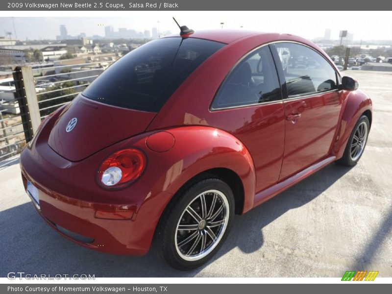 Salsa Red / Black 2009 Volkswagen New Beetle 2.5 Coupe