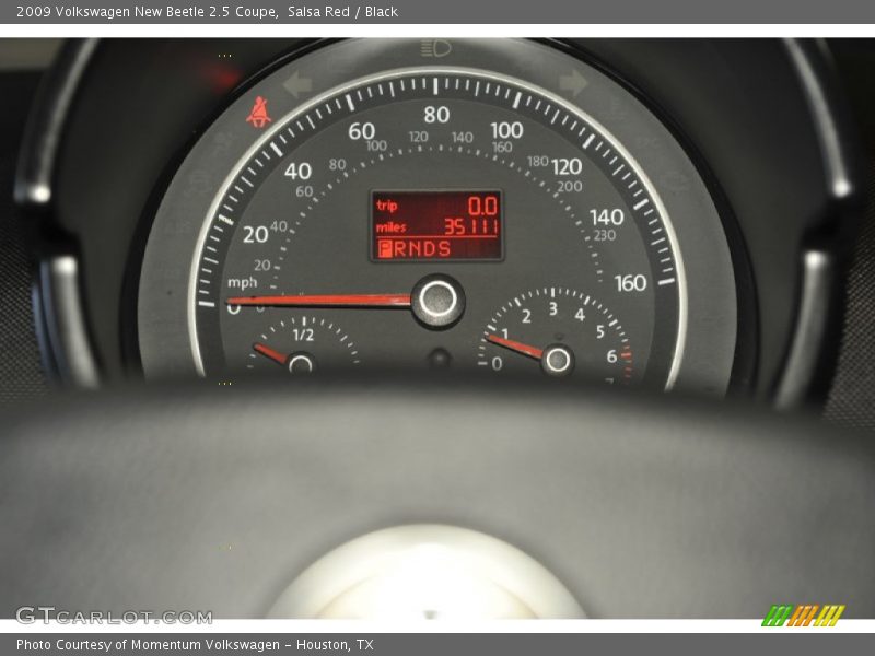 Salsa Red / Black 2009 Volkswagen New Beetle 2.5 Coupe