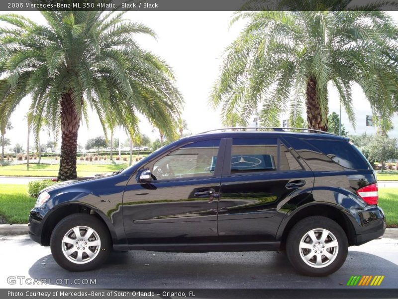 Black / Black 2006 Mercedes-Benz ML 350 4Matic