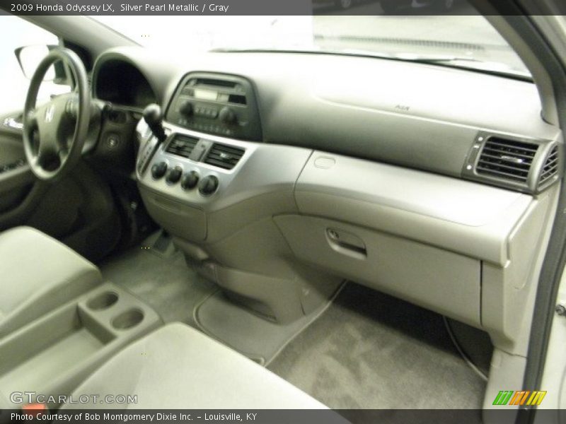 Silver Pearl Metallic / Gray 2009 Honda Odyssey LX