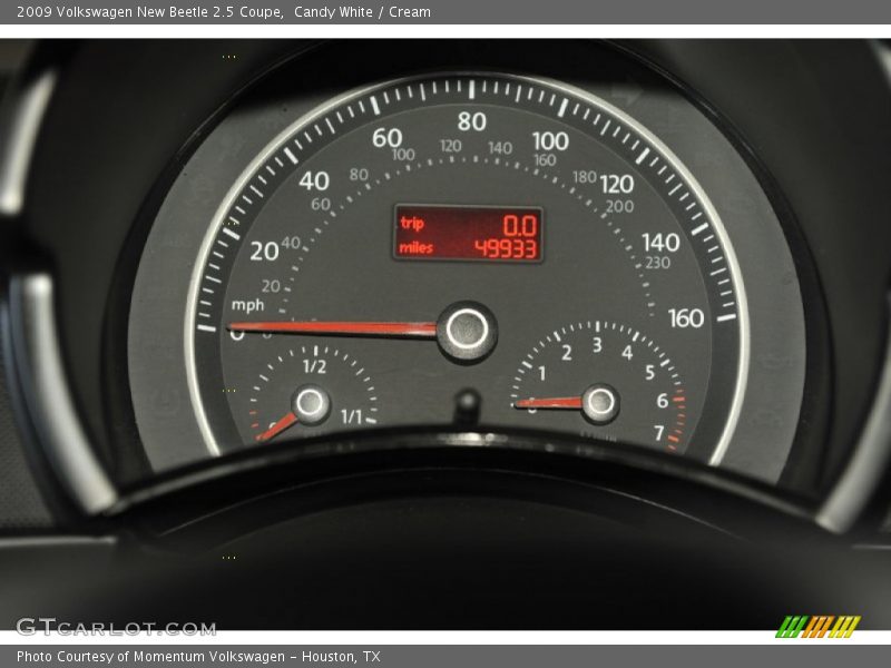  2009 New Beetle 2.5 Coupe 2.5 Coupe Gauges