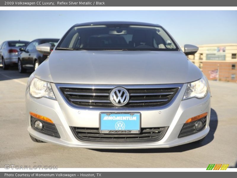 Reflex Silver Metallic / Black 2009 Volkswagen CC Luxury