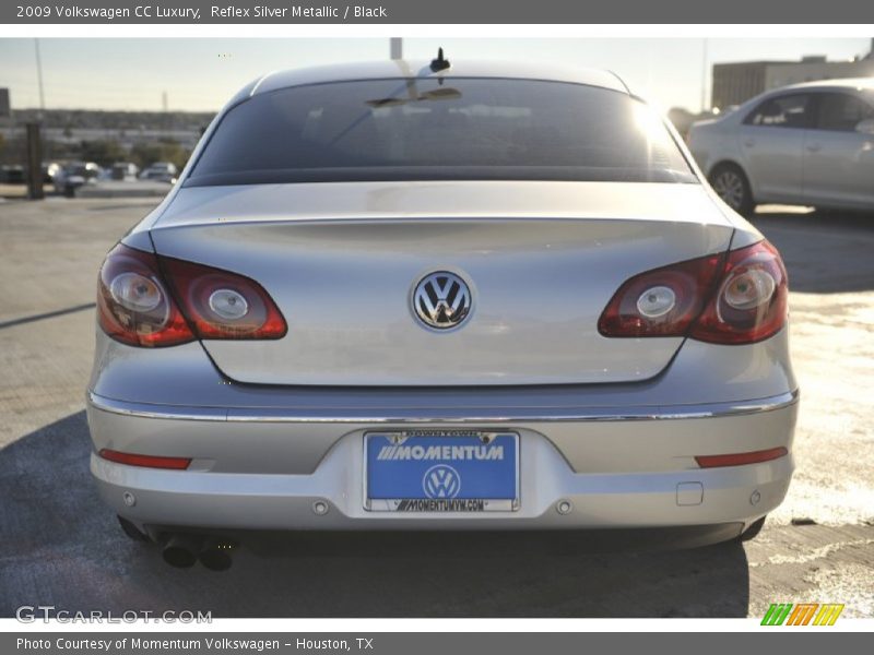 Reflex Silver Metallic / Black 2009 Volkswagen CC Luxury