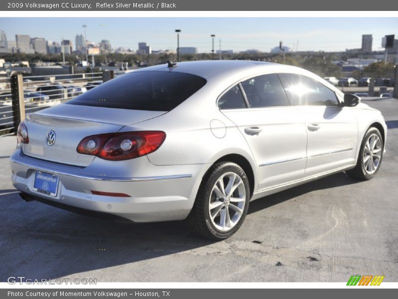 Reflex Silver Metallic / Black 2009 Volkswagen CC Luxury
