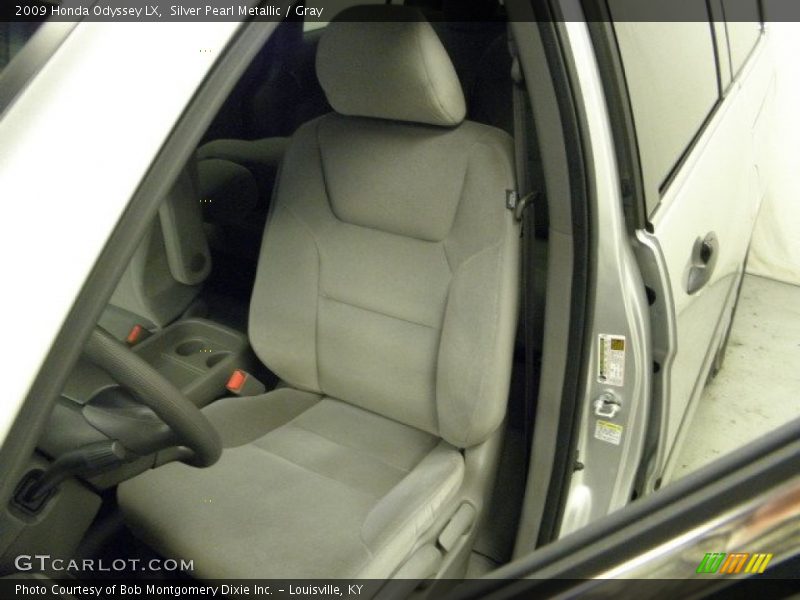 Silver Pearl Metallic / Gray 2009 Honda Odyssey LX