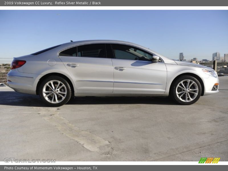 Reflex Silver Metallic / Black 2009 Volkswagen CC Luxury