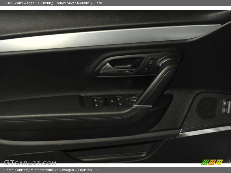 Reflex Silver Metallic / Black 2009 Volkswagen CC Luxury