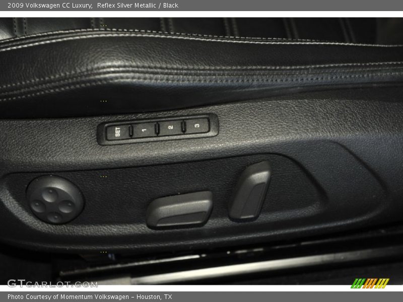 Reflex Silver Metallic / Black 2009 Volkswagen CC Luxury