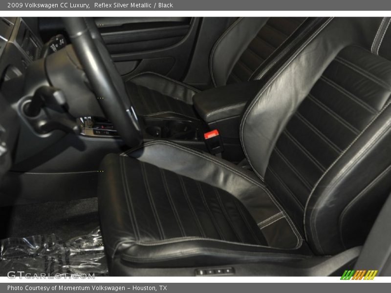 Reflex Silver Metallic / Black 2009 Volkswagen CC Luxury