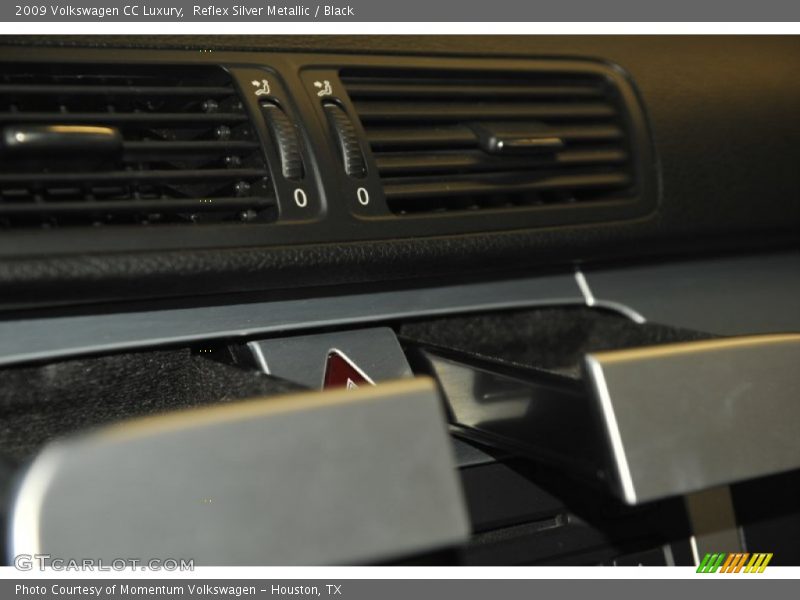 Reflex Silver Metallic / Black 2009 Volkswagen CC Luxury