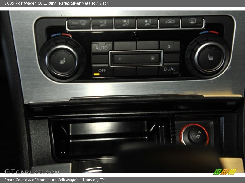 Reflex Silver Metallic / Black 2009 Volkswagen CC Luxury