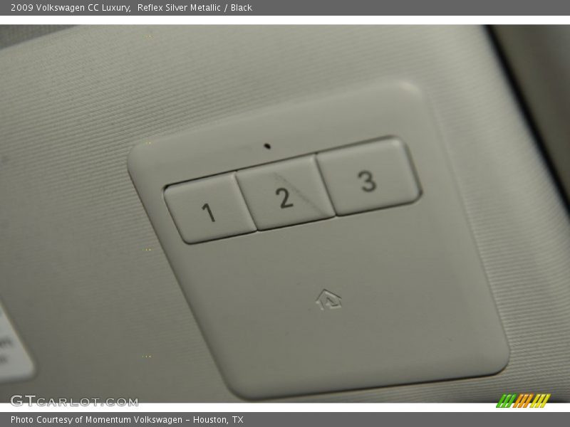 Reflex Silver Metallic / Black 2009 Volkswagen CC Luxury