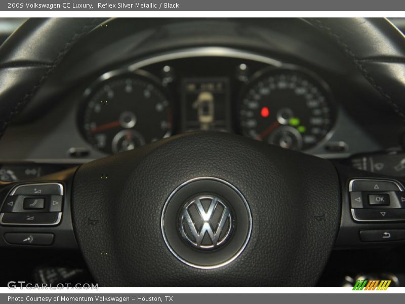 Reflex Silver Metallic / Black 2009 Volkswagen CC Luxury