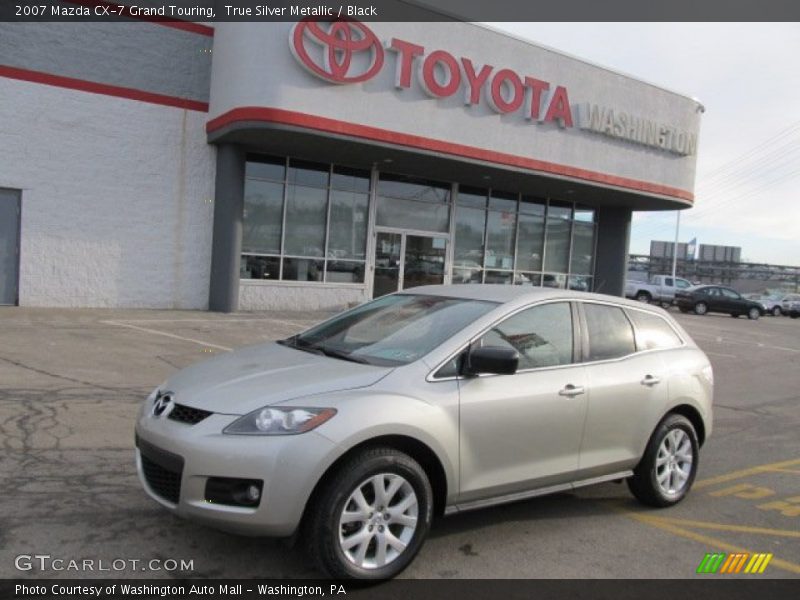 True Silver Metallic / Black 2007 Mazda CX-7 Grand Touring