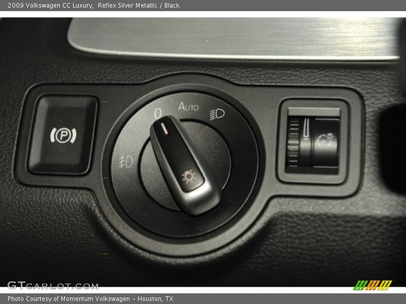 Reflex Silver Metallic / Black 2009 Volkswagen CC Luxury