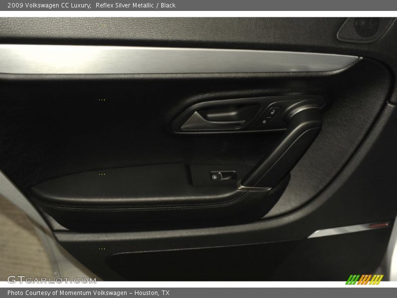 Reflex Silver Metallic / Black 2009 Volkswagen CC Luxury