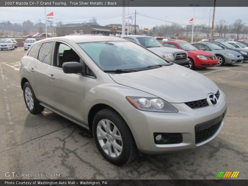 True Silver Metallic / Black 2007 Mazda CX-7 Grand Touring